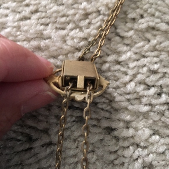 Vintage necklace with brown stone - Picture 8 of 9